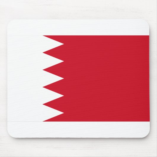 Bahrain-Flagge Mousepad (Vorne)