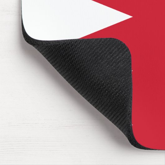 Bahrain-Flagge Mousepad (Ecke)