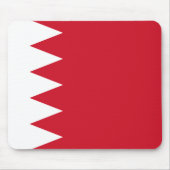 Bahrain-Flagge Mousepad (Vorne)
