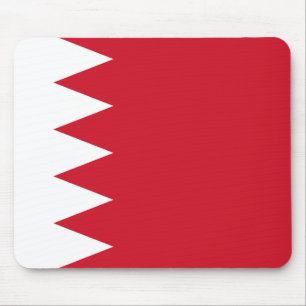 Bahrain-Flagge Mousepad