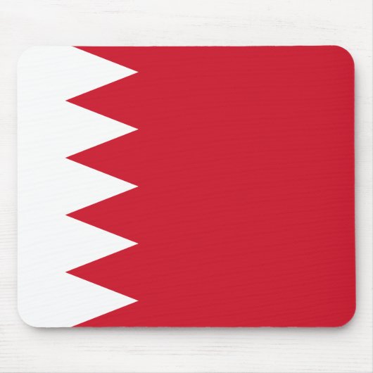 Bahrain-Flagge Mousepad (Vorne)