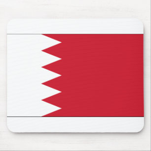 Bahrain-Flagge Mousepad