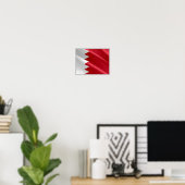 Bahrain - Flagge Poster (Heimbüro)