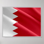 Bahrain - Flagge Poster (Vorne)