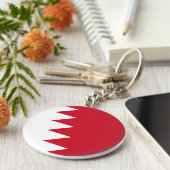 Bahrain-Flagge Schlüsselanhänger (Seite)