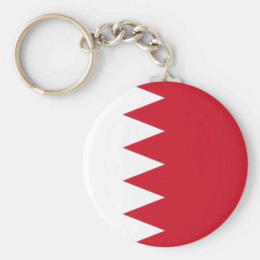 Bahrain-Flagge Schlüsselanhänger (Vorne)