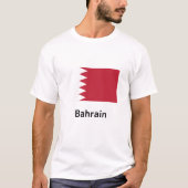 Bahrain-Flagge T-Shirt (Vorderseite)