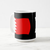 Bahrain-Flagge Tasse (Vorderseite Links)