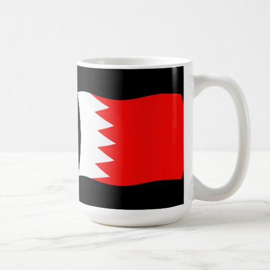 Bahrain-Flagge Tasse (Rechts)