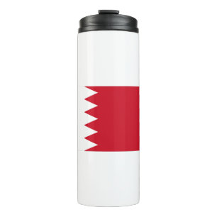 Bahrain-Flagge Thermosbecher