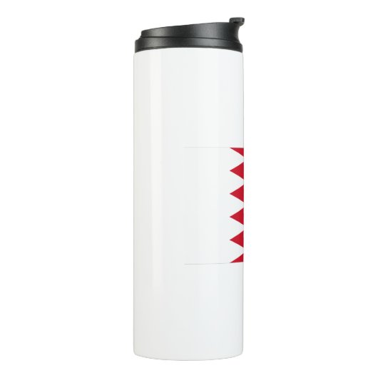 Bahrain-Flagge Thermosbecher (Nach links gedreht)
