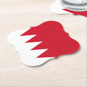 Bahrain-Flagge Untersetzer (angewinkelt)