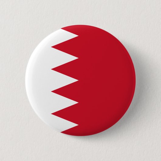 Bahrain - Flagge von Bahrein Button (Vorderseite)