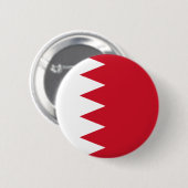 Bahrain - Flagge von Bahrein Button (Vorne & Hinten)