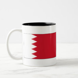 Bahrain-Flagge Zweifarbige Tasse