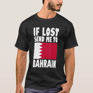 Bahrain-Flaggen-Design Wenn verloren, schicken Sie T-Shirt