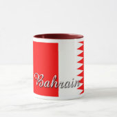 Bahrain-Flaggen-Kaffee-Tasse Tasse (Zentrum)