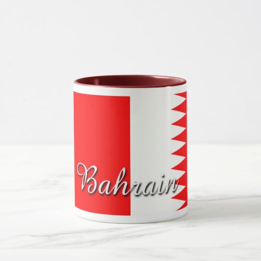Bahrain-Flaggen-Kaffee-Tasse Tasse (Zentrum)