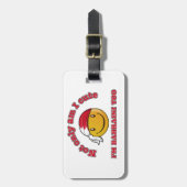 Bahrain-Flaggenentwürfe Gepäckanhänger (Vorderseite vertikal)