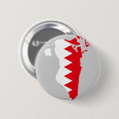 Bahrain-Flaggenkarte Button (Vorne & Hinten)