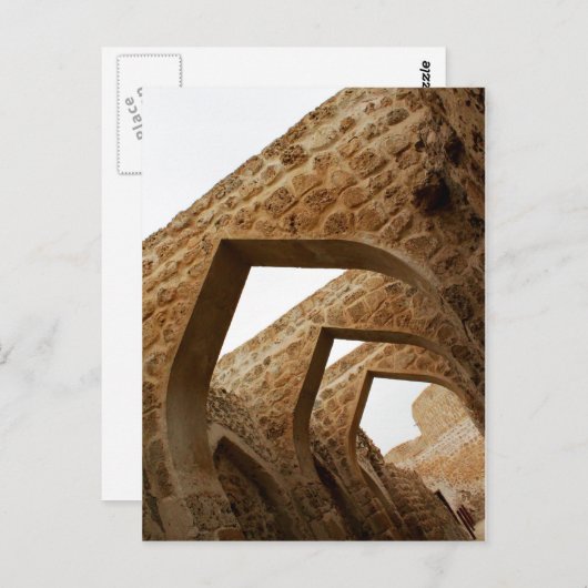 Bahrain Fort Postcard Postkarte (Vorne/Hinten)