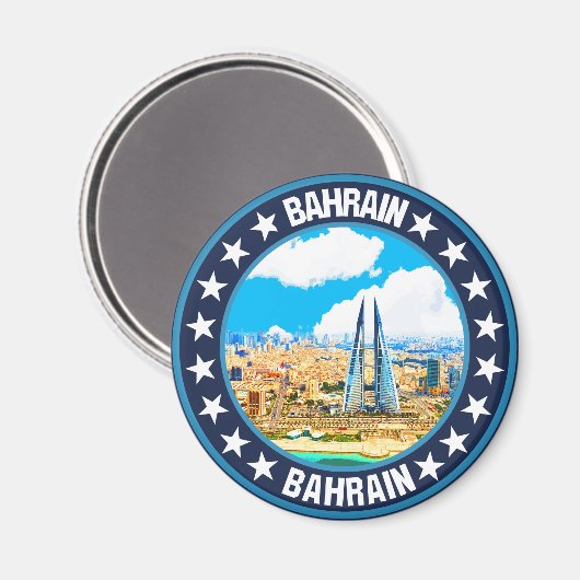 Bahrain Magnet (Vorderseite/Rückseite)