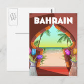 Bahrain-Palast Postkarte (Vorne/Hinten)