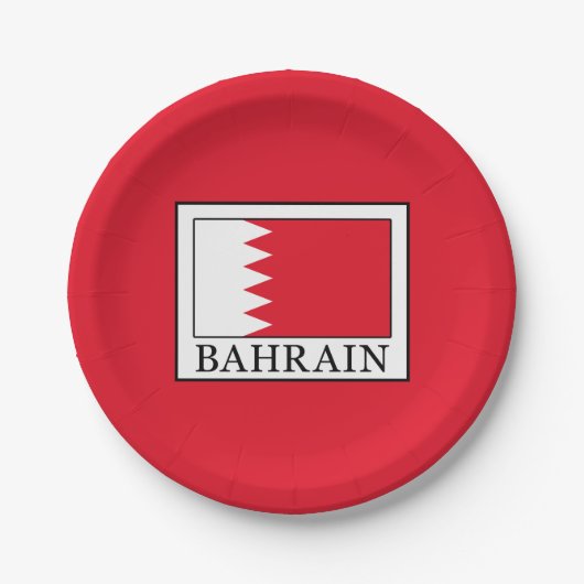 Bahrain Pappteller (Vorderseite)