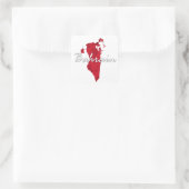 Bahrain Quadratischer Aufkleber (Tasche)