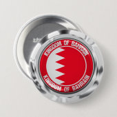 Bahrain Runde Emblem Button (Vorne & Hinten)