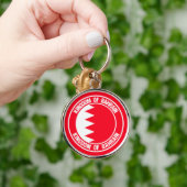 Bahrain Runde Emblem Schlüsselanhänger (Hand)