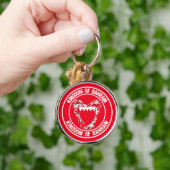 Bahrain Runde Emblem Schlüsselanhänger (Hand)