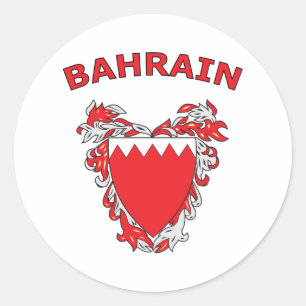 Bahrain Runder Aufkleber