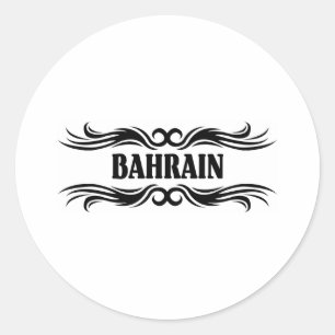 Bahrain Runder Aufkleber