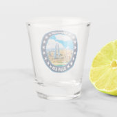 Bahrain Schnapsglas (Rückseite)