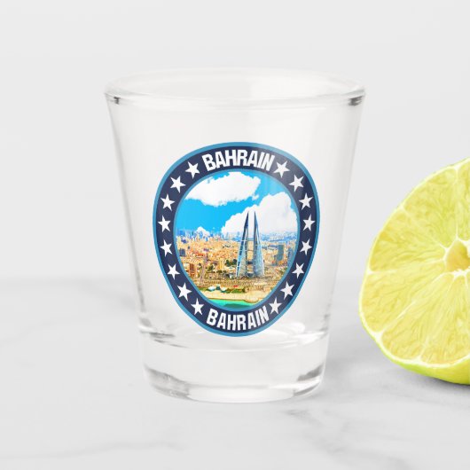 Bahrain Schnapsglas (Vorderseite)