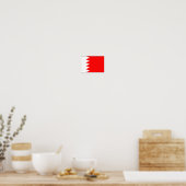 Bahrain-Staatsflagge Poster (Küche)