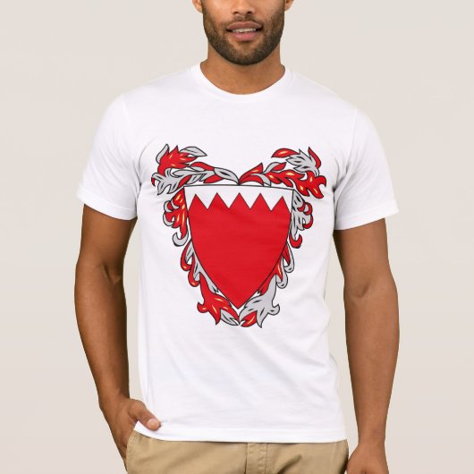 Bahrain-Wappen T - Shirt (Vorderseite)