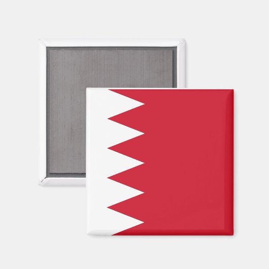 Bahrain-Weltflagge Magnet (Vorderseite/Rückseite)