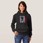 Bahraini And French Mix DNA Flag Heritage Hoodie (Vorne ganz)
