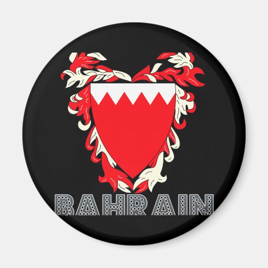 Bahraini Emblem Magnet (Vorne)