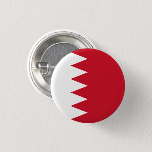 Bahraini-Flagge, Flagge Bahrains Button (Vorne & Hinten)