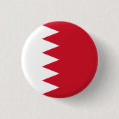 Bahraini-Flagge, Flagge Bahrains Button (Vorderseite)