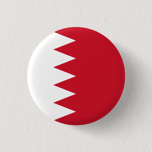 Bahraini-Flagge, Flagge Bahrains Button (Vorderseite)