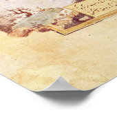 Bahrum Gur Slaying der Drache Poster (Ecke)