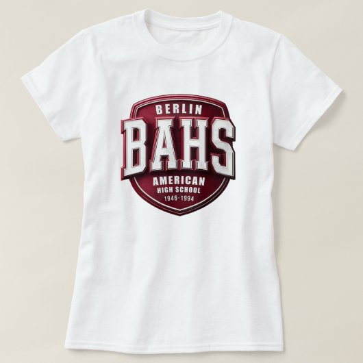 BAHS - Amerikanische Schule Berlin T-Shirt (Design vorne)
