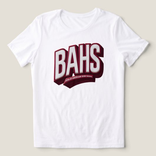BAHS - Amerikanische Schule Berlin Tri-Blend Shirt (Design Vorderseite)