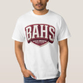 BAHS - T - Shirt der Amerikanischen High School in (Vorderseite)