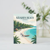 Bãi Khem Strand Vietnam Postkarte (Stehend Vorderseite)
