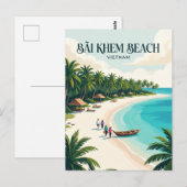 Bãi Khem Strand Vietnam Postkarte (Vorne/Hinten)